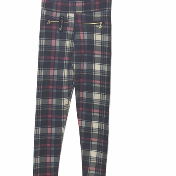 Plaid Stretch Pant - Picture 2 of 8